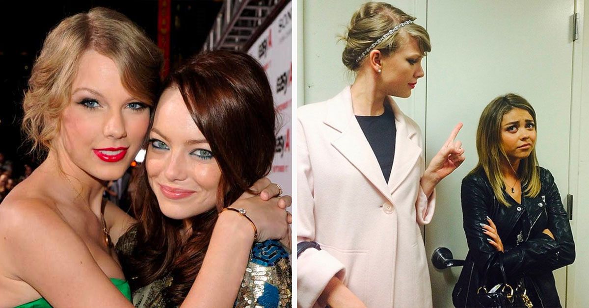 10 celebridades que amam Taylor Swift (e 10 celebridades que não a suportam)