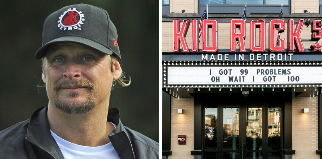 Kid Rock foge do próprio restaurante, em meio à reação de seu discurso chocante