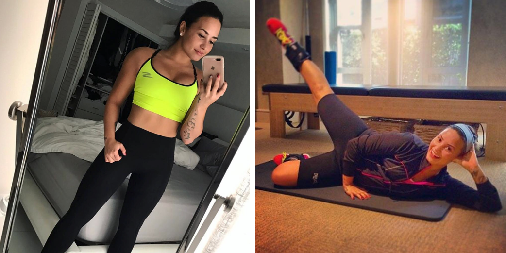 17 fatos de treino Os exes de Demi Lovato não querem que vejamos