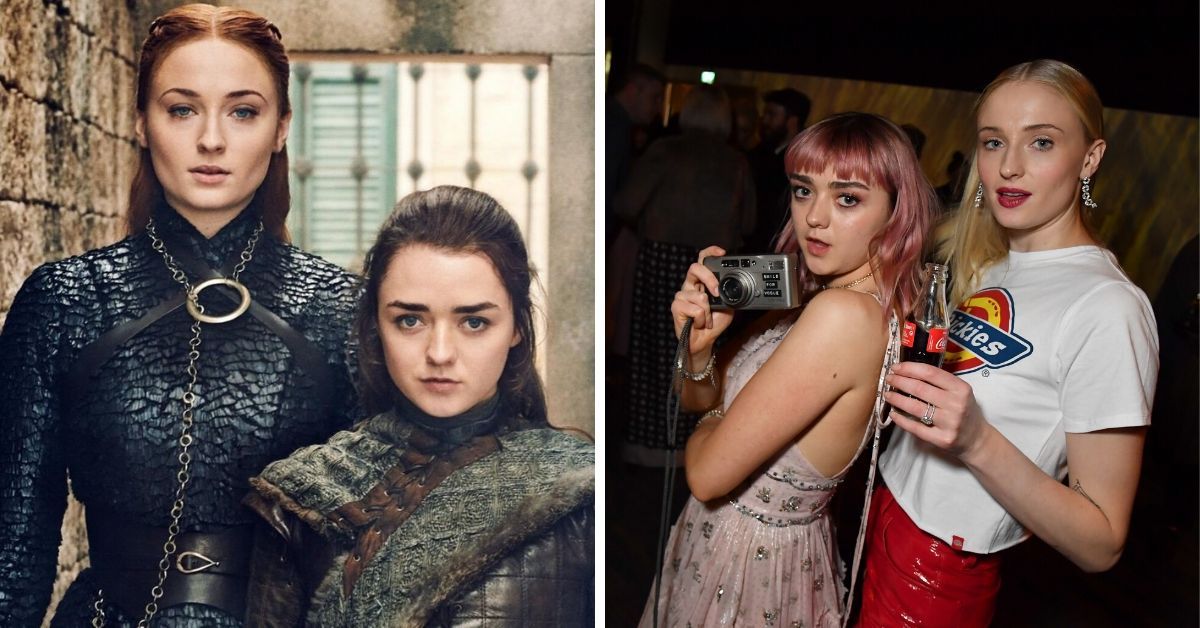 20 fatos de Maisie Williams e Sophie Turner que nos fazem perder Game Of Thrones