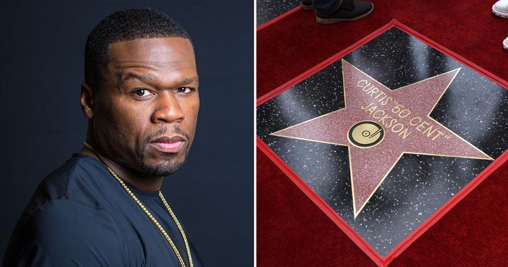 50 Cent 'não vai discutir' com a conquista de uma estrela na Calçada da Fama de Hollywood