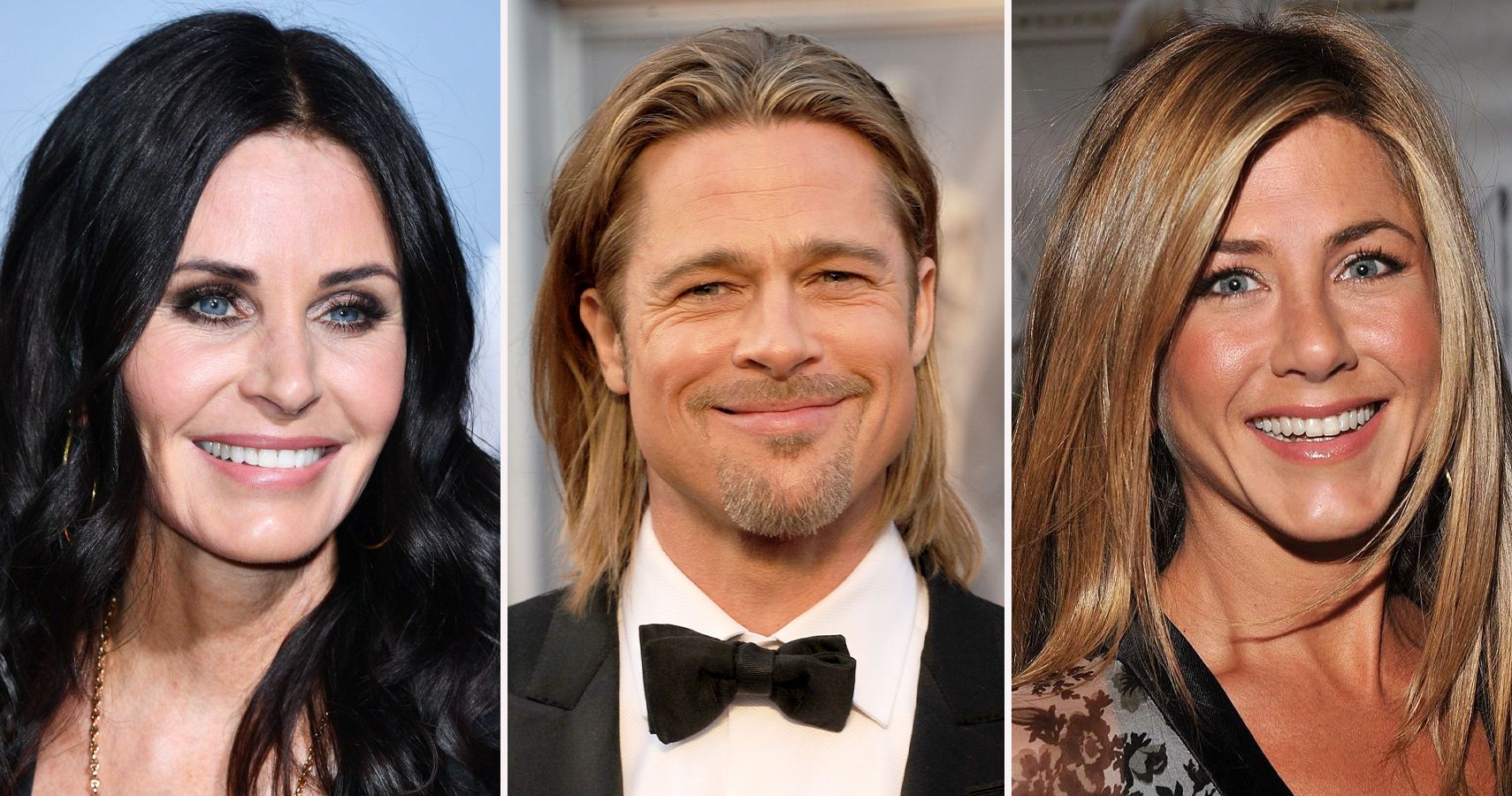 Courteney Cox pode ter segredos sobre Brad Pitt e Jennifer Aniston