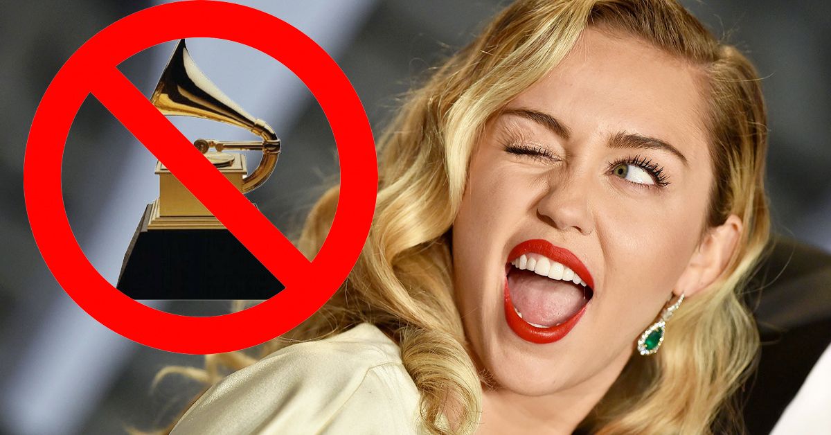 Miley Cyrus não foi convidada para o Grammy ... O motivo pode surpreendê-lo
