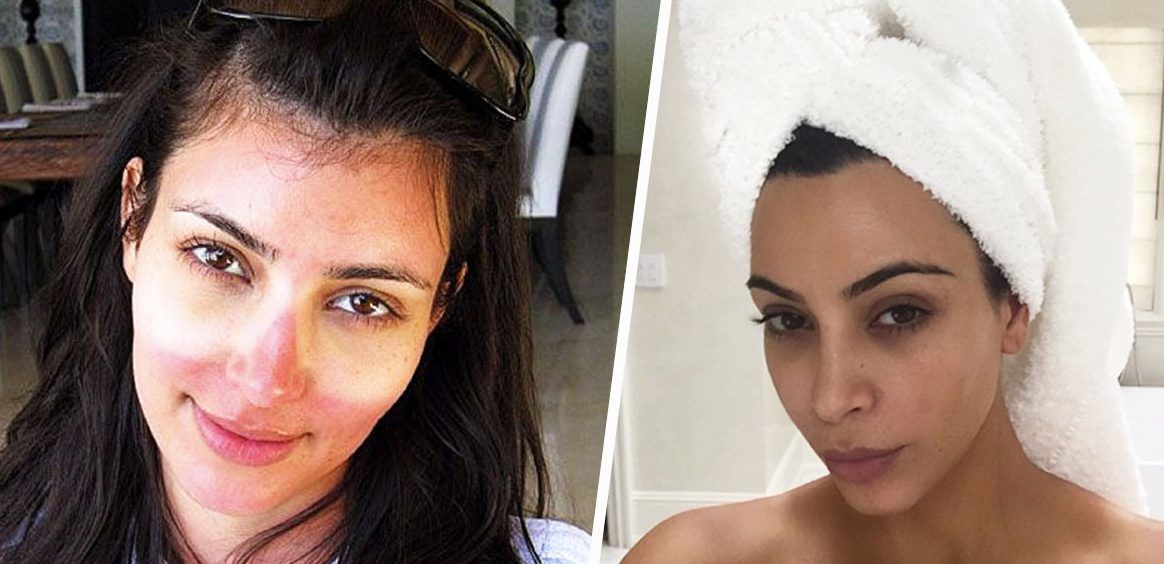 15 fatos de Kim Kardashian sem maquiagem