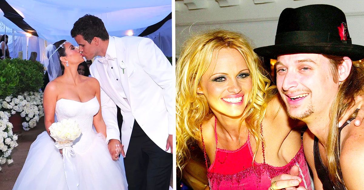 Aqui estão os 18 casamentos de celebridades mais curtos de todos os tempos