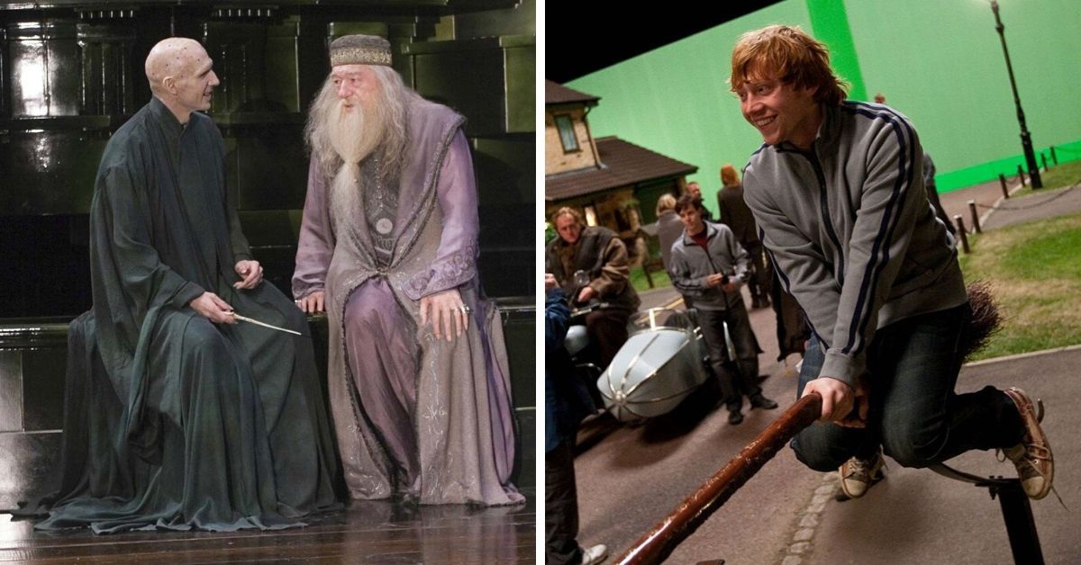 Fotos do cenário de Harry Potter que arruinam a magia (mas não podemos parar de olhar para elas)