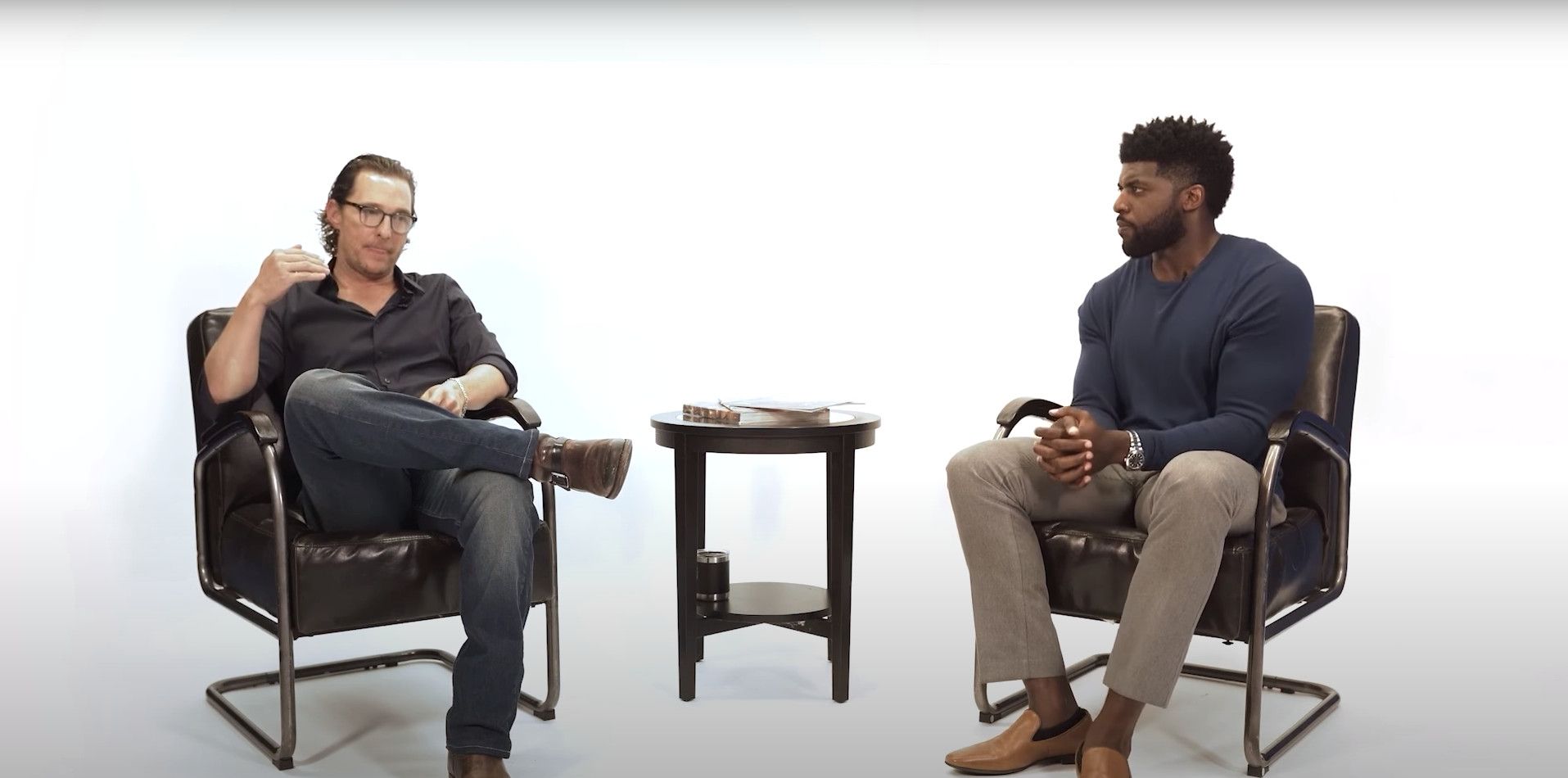 'Conversas desconfortáveis ​​com um homem negro': Matthew McConaughey e Emmanuel Acho que discutem raça
