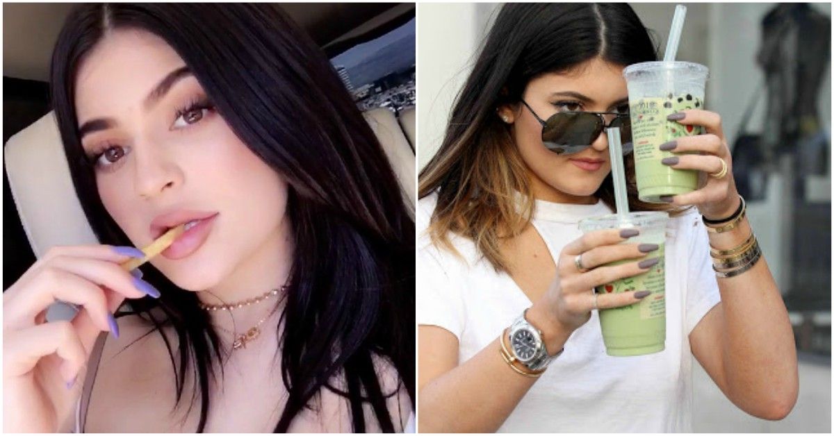 Suco verde e batata frita: a dieta de Kylie Jenner tem tudo a ver com equilíbrio