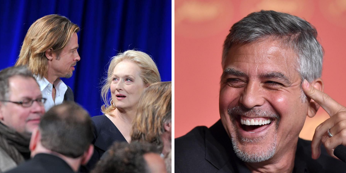 George Clooney usou Brad Pitt para pegar Meryl Streep?