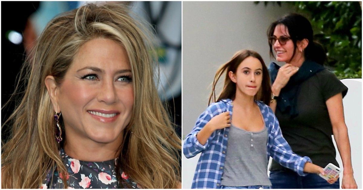 Quão perto está Jennifer Aniston de sua afilhada Coco Arquette?