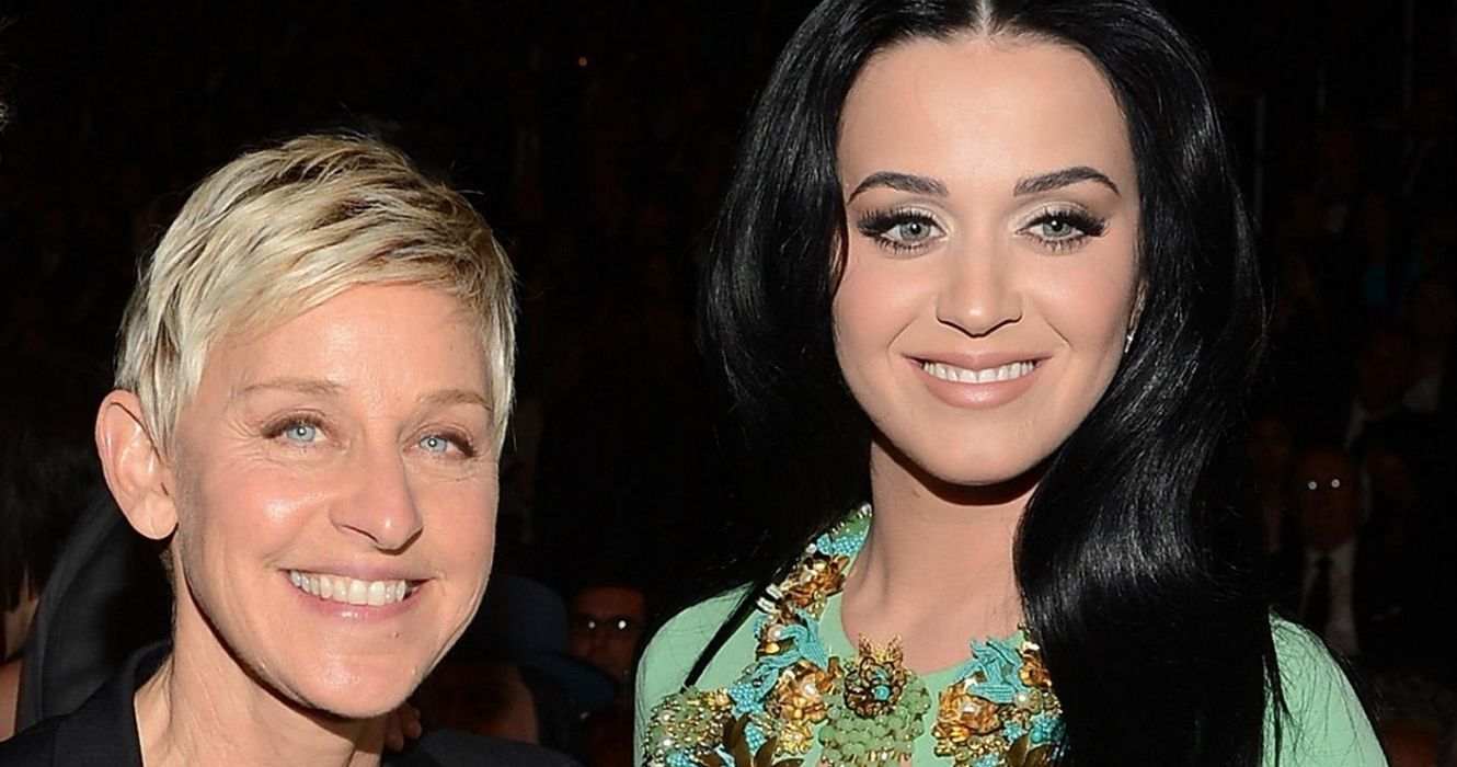 Os fãs acham que Katy Perry está tentando 'demais' defender Ellen DeGeneres?