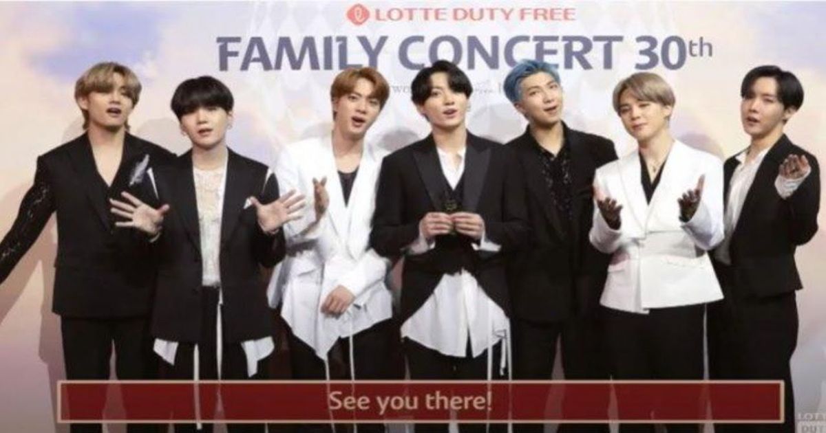 BTS abalou o palco no 30º Concerto da Família Lotte 2020