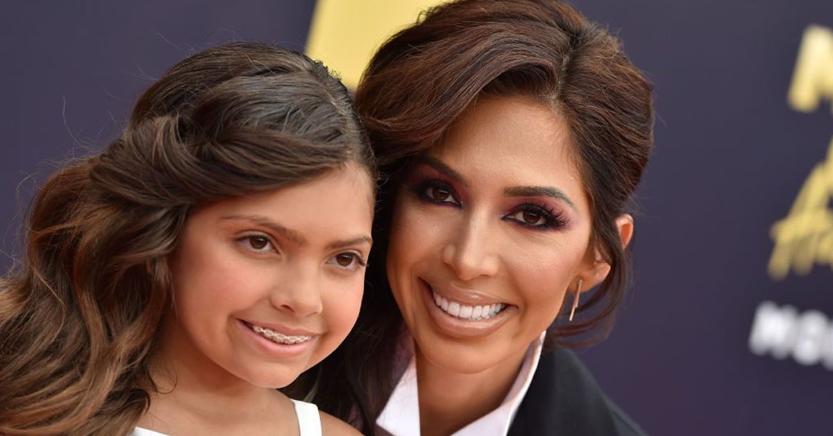 Fãs chamam Farrah Abraham pelo photoshopping do rosto de sua filha de 11 anos