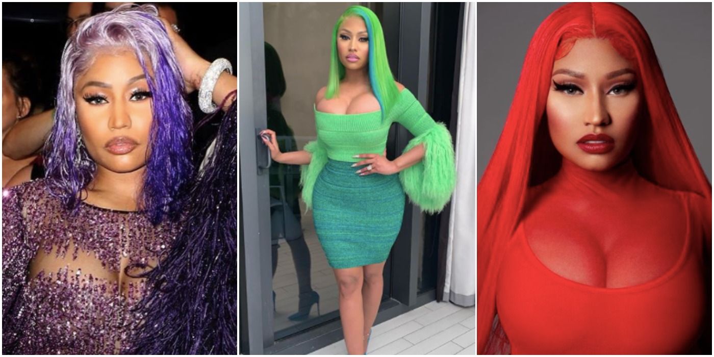 10 combinações de cores de cabelo de Nicki Minaj que os fãs adoram