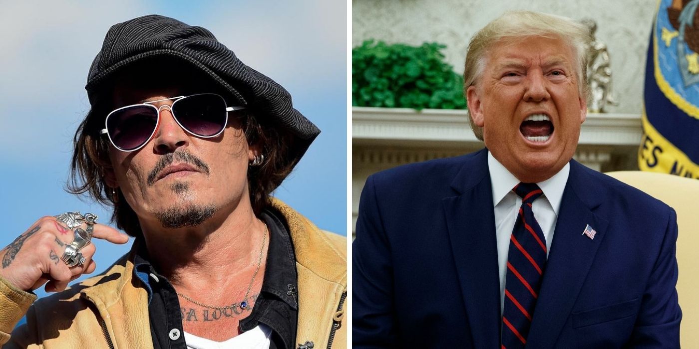 Johnny Depp poderia retratar Donald Trump em um filme?