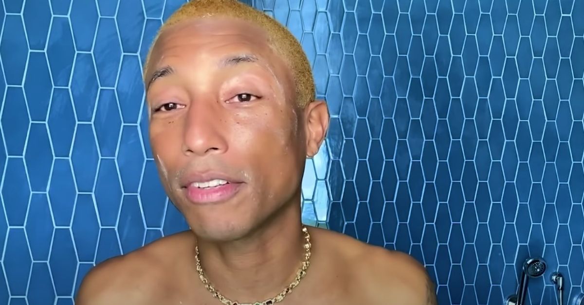 Pharrell revela seus segredos perfeitos para cuidados com a pele