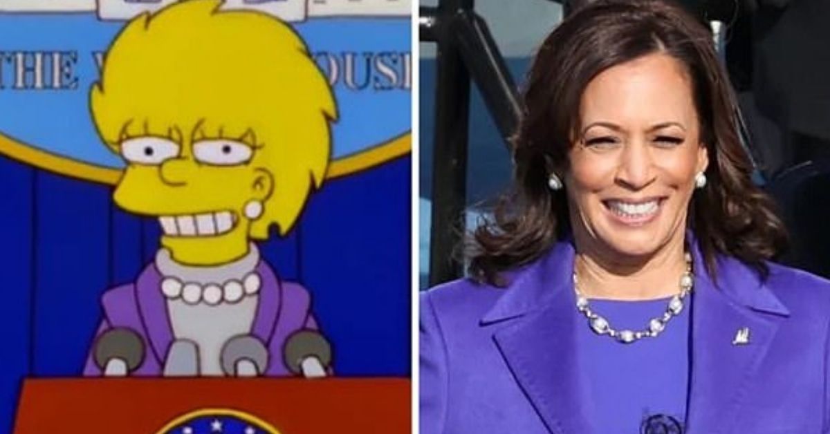 Os trolls dizem que 'Lisa Simpson fez o melhor' enquanto 'Simpsons' faz a previsão de Kamala Harris