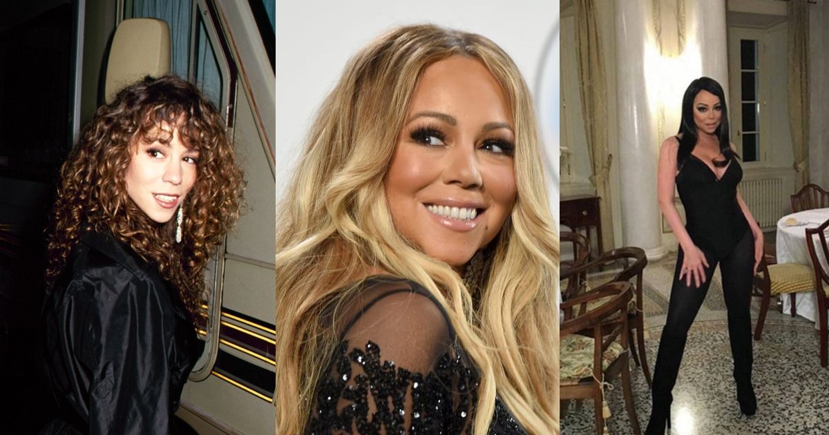 Qual é a cor real do cabelo de Mariah Carey?