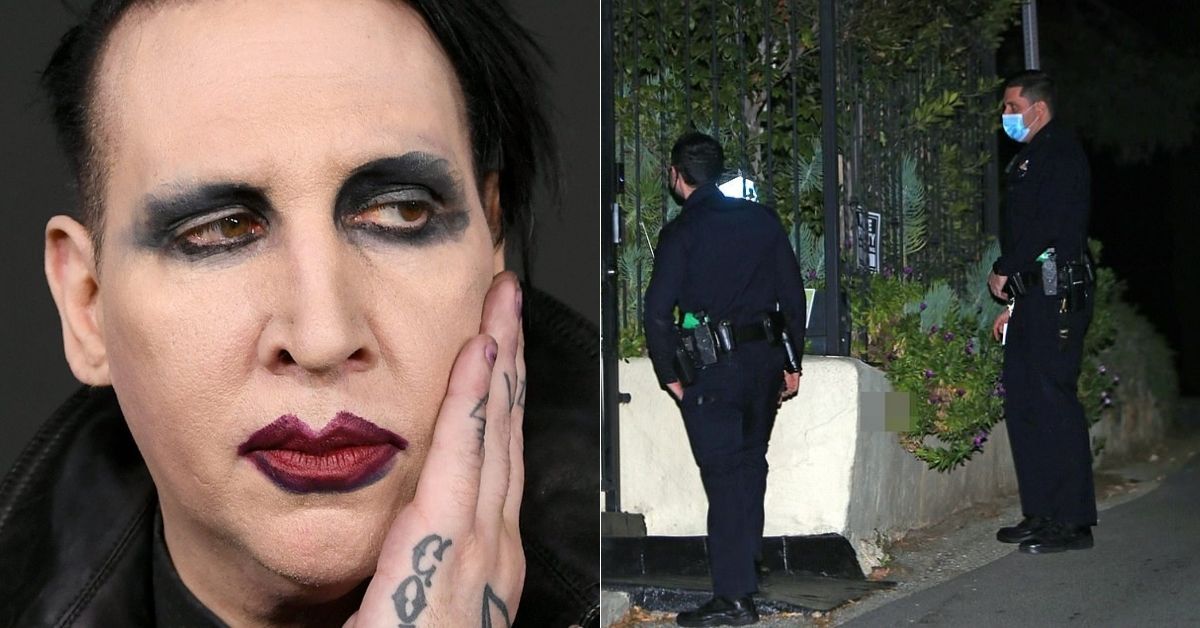 Marilyn Manson Fãs Furiosos com 'Julgamento da Mídia' Enquanto Policiais Fazem Verificação de Bem-Estar