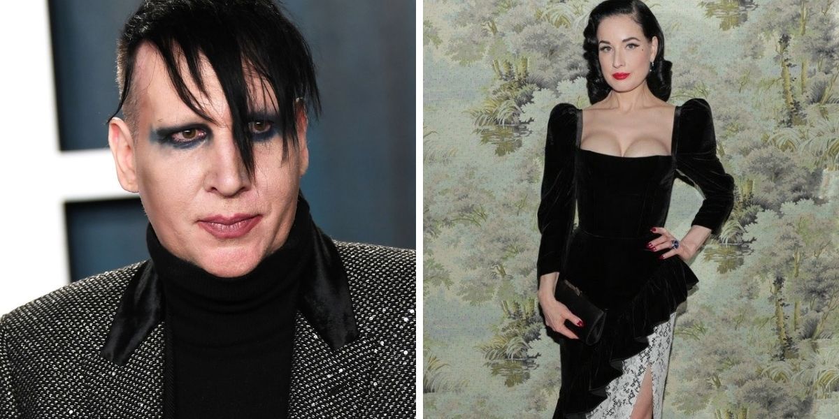 Dita Von Teese deixou os usuários do Twitter confusos com sua opinião sobre as alegações do ex-marido Marilyn Manson