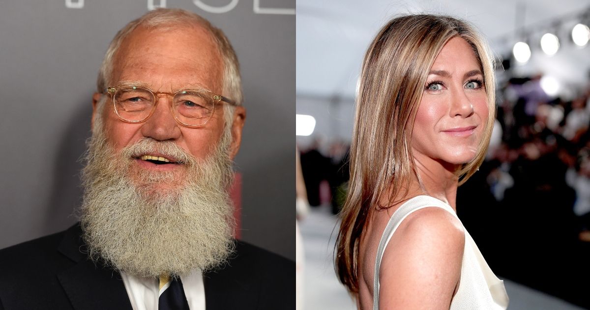 Twitter em fúria com a entrevista do Cringy David Letterman com Jennifer Aniston ressurge