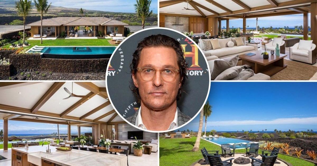 Por dentro da mansão havaiana de US $ 8 milhões de Matthew McConaughey