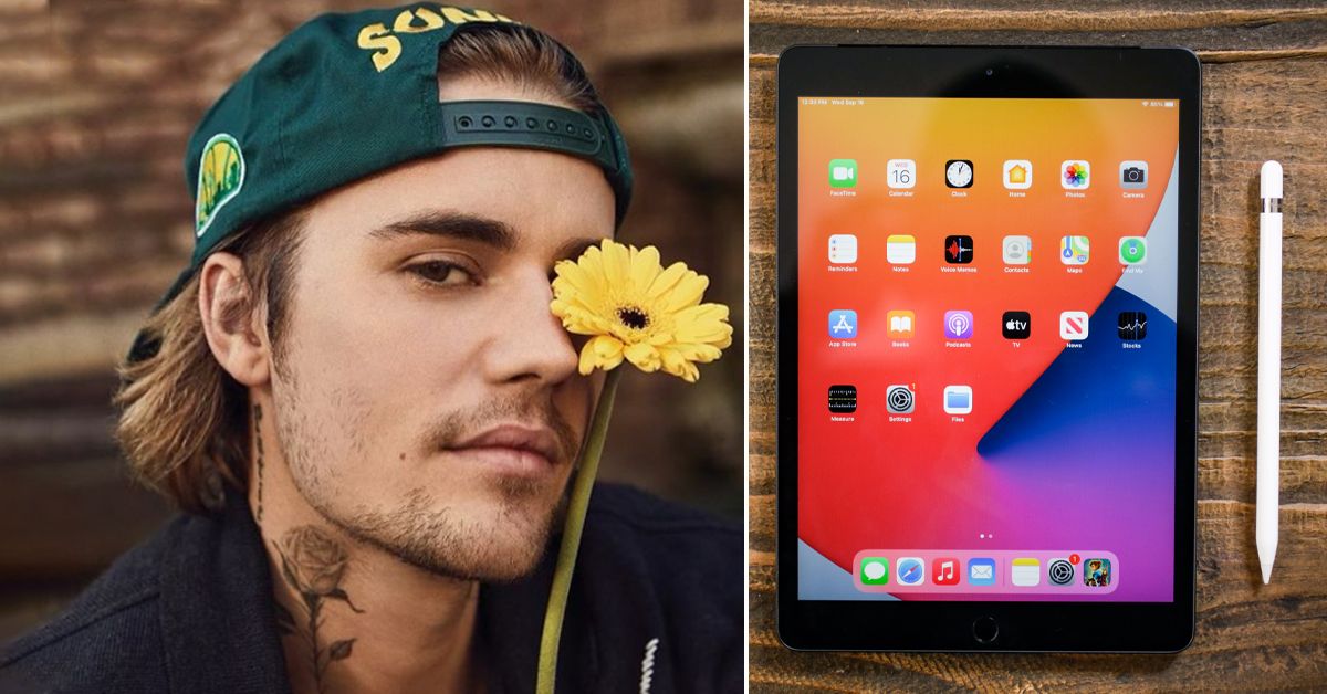 Justin Bieber diz que usa um iPad como um telefone
