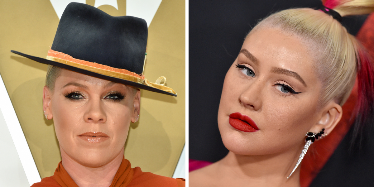 O que Christina Aguilera e Pink revelaram sobre sua rivalidade passada