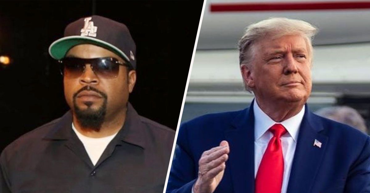 Os fãs não vão deixar o Ice Cube esquecer que foi perseguido por Donald Trump