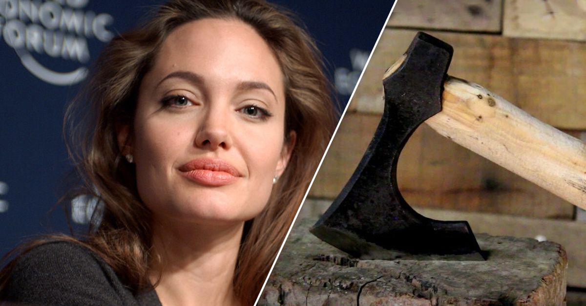 Angelina Jolie explica seu novo hobby de machado