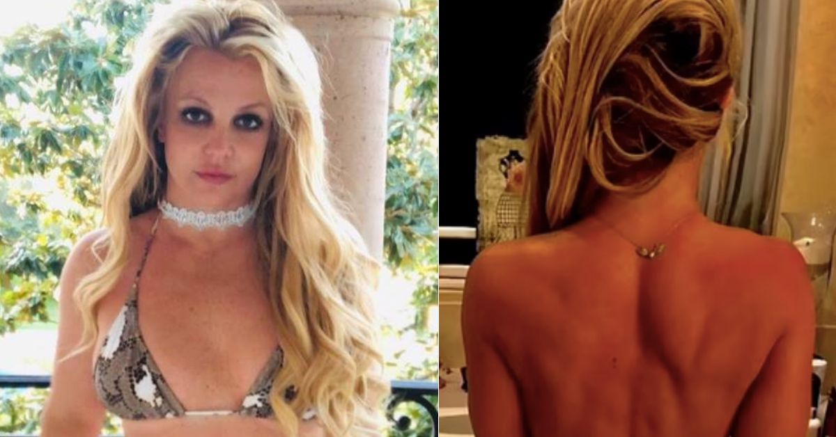 Britney Spears bate palmas depois que fãs alegam que ela fez a última foto com Photoshop