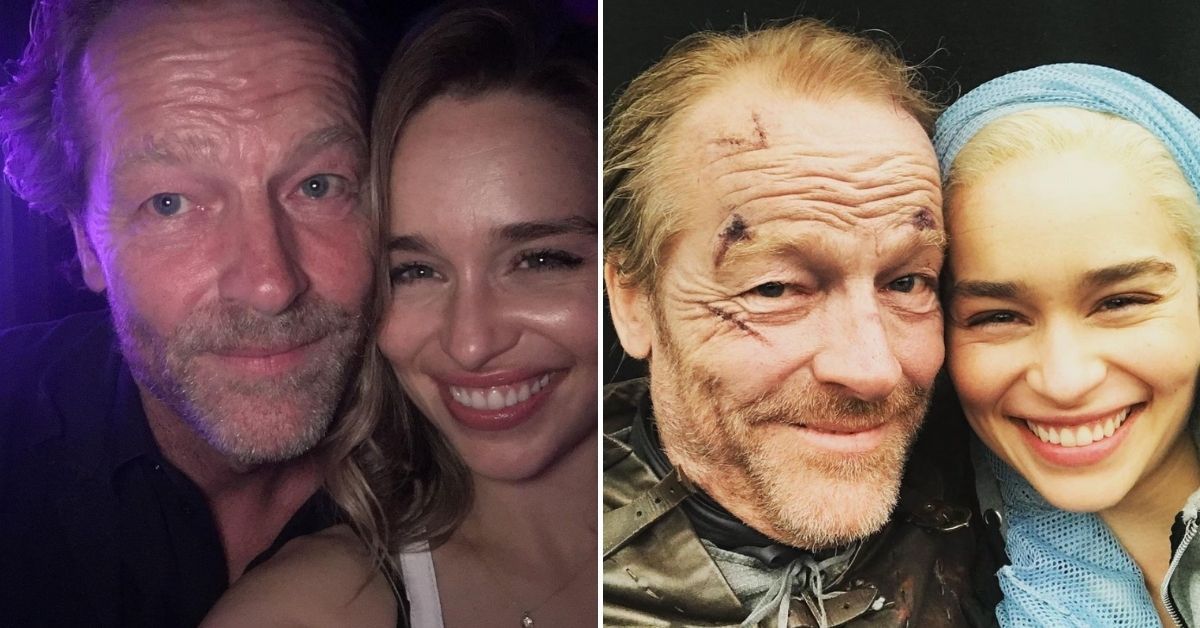 Emilia Clarke dá as boas-vindas a Iain Glen no Instagram com 'Game Of Thrones' Throwback