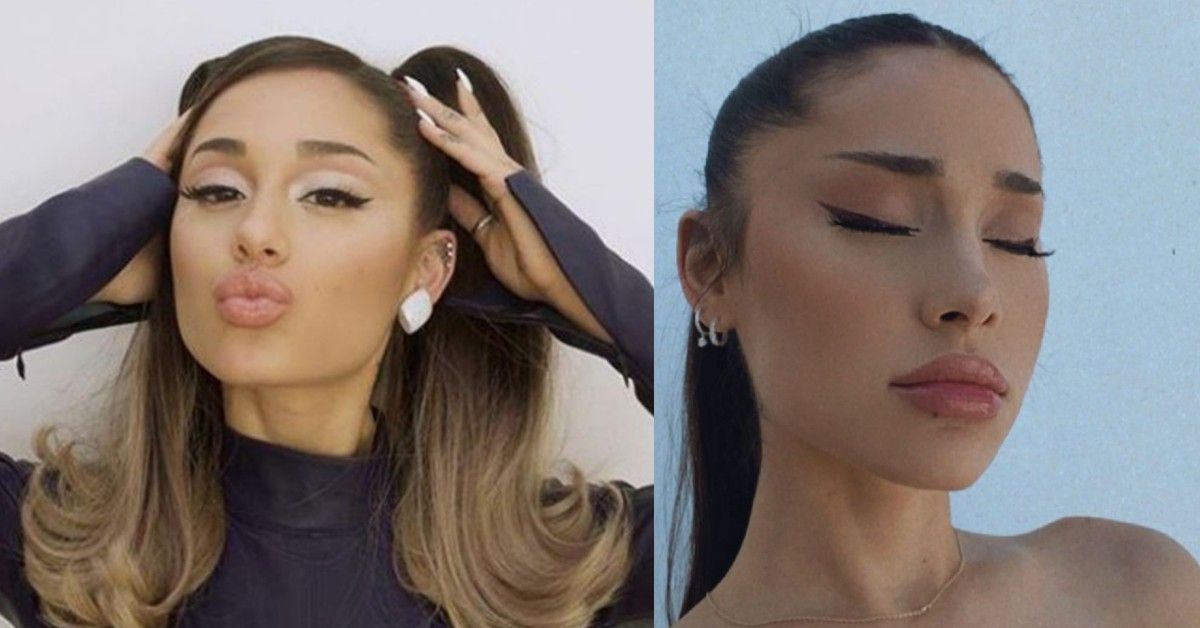 Os fãs acham que Ariana Grande está exagerando com preenchedores labiais em suas fatos mais recentes