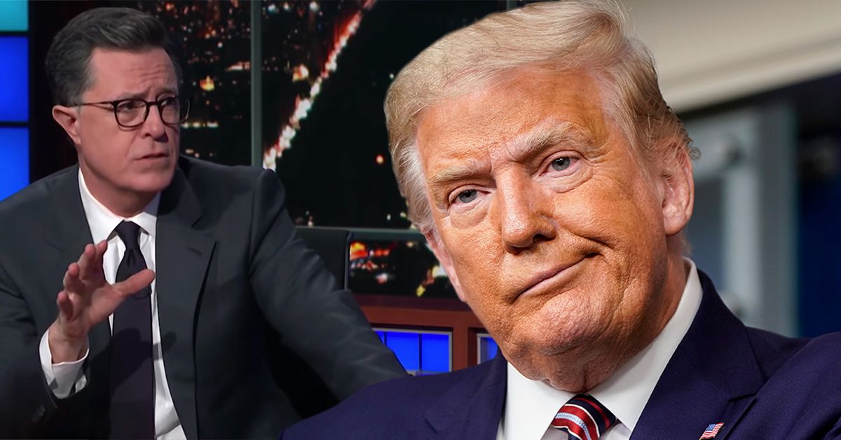 Os fãs ainda estão falando sobre essa troca entre Stephen Colbert e Donald Trump