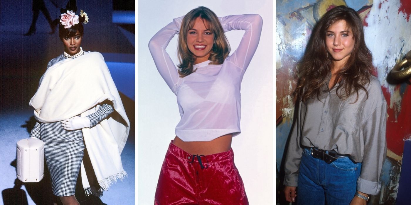 Qual celebridade teve a maior influência na moda dos anos 90?