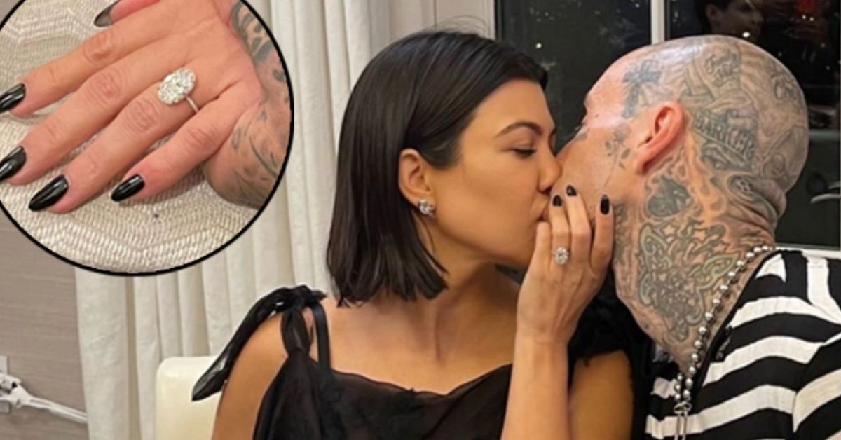 Como Kourtney Kardashian acidentalmente quebrou seu anel de noivado?
