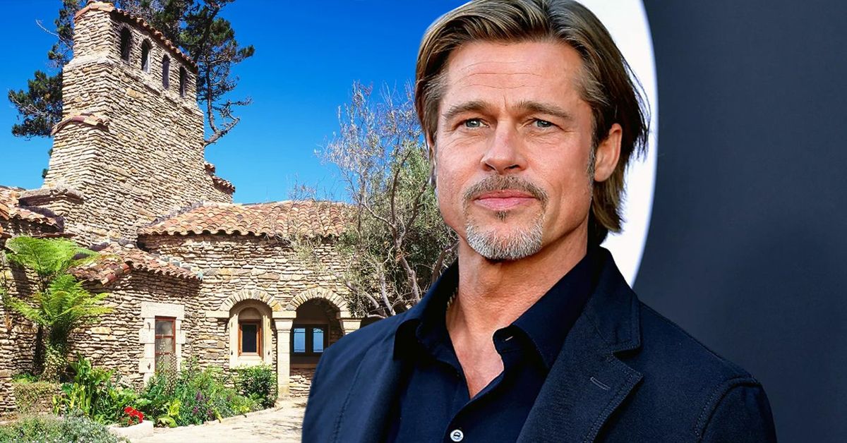 Brad Pitt comprou uma casa de US $ 40 milhões no castelo que nunca foi listada