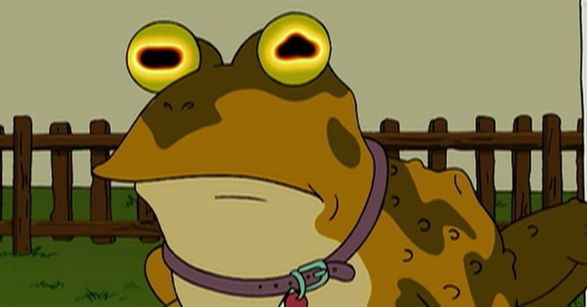 A origem do Hypnotoad de Futurama e como ele se tornou o personagem mais capaz de memes no programa
