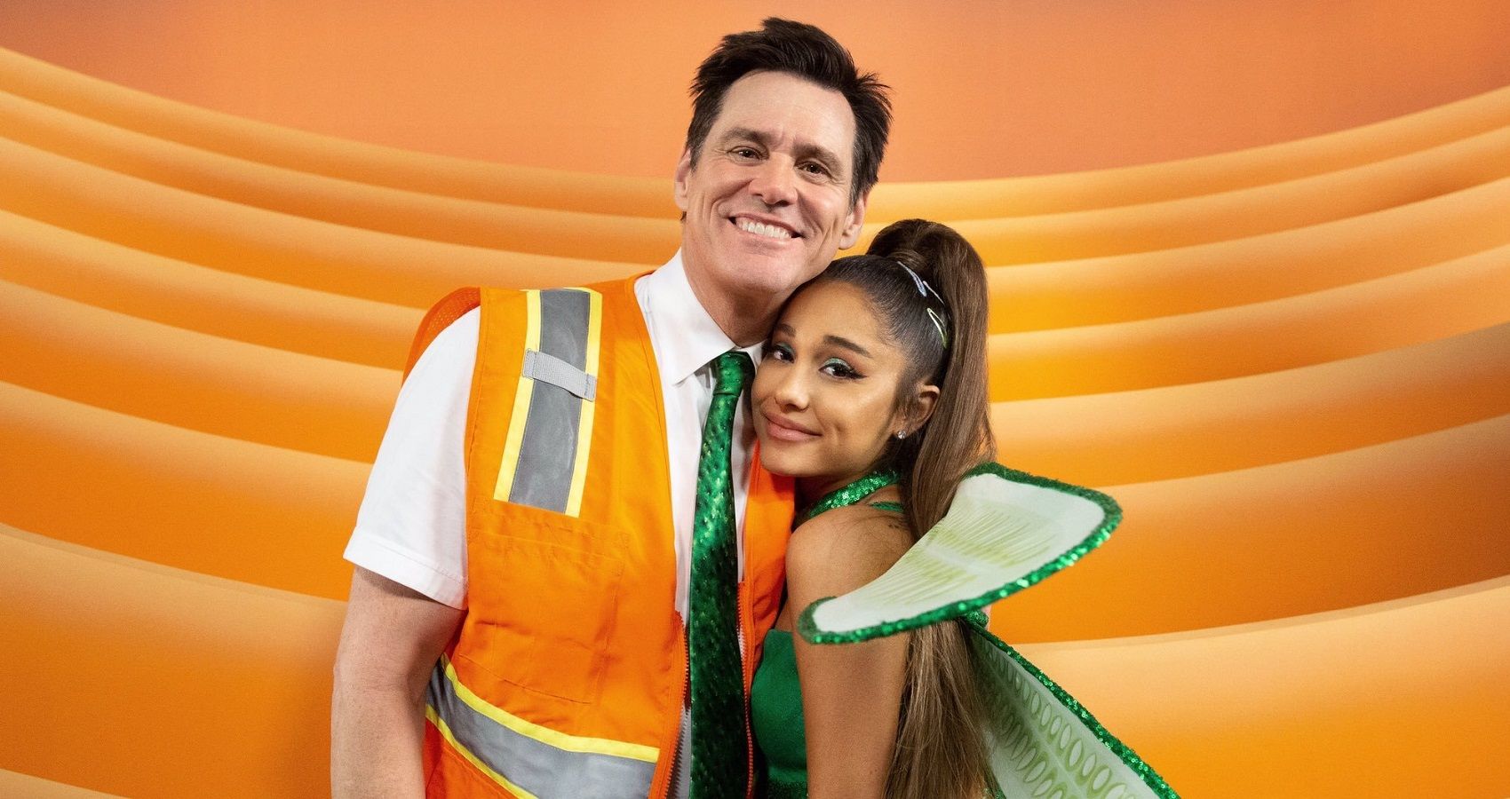 O boato insano de namoro de Ariana Grande e Jim Carrey foi baseado em alguma onça de verdade?