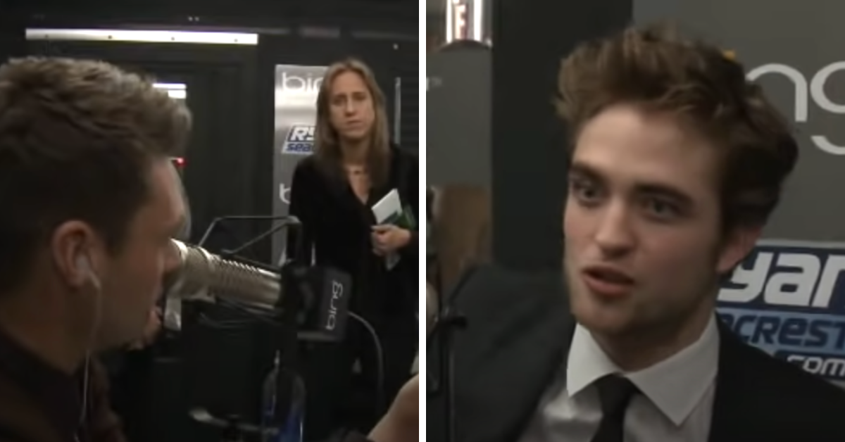 A equipe de Robert Pattinson correu para terminar sua entrevista de rádio quando Kristen Stewart foi criada
